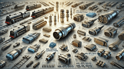 Railway connectors, Mil grade connectors, Mil dtl 5015 connectors