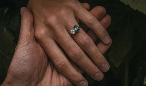 toi et moi engagement ring